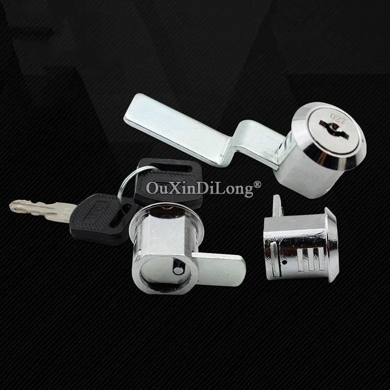 New 10PCS Zinc Alloy Cam Locks Letter Box Mailbox Locks Drawer Cupboard Locker Locks Electric Box Lock File Cabinet Lock + Keys