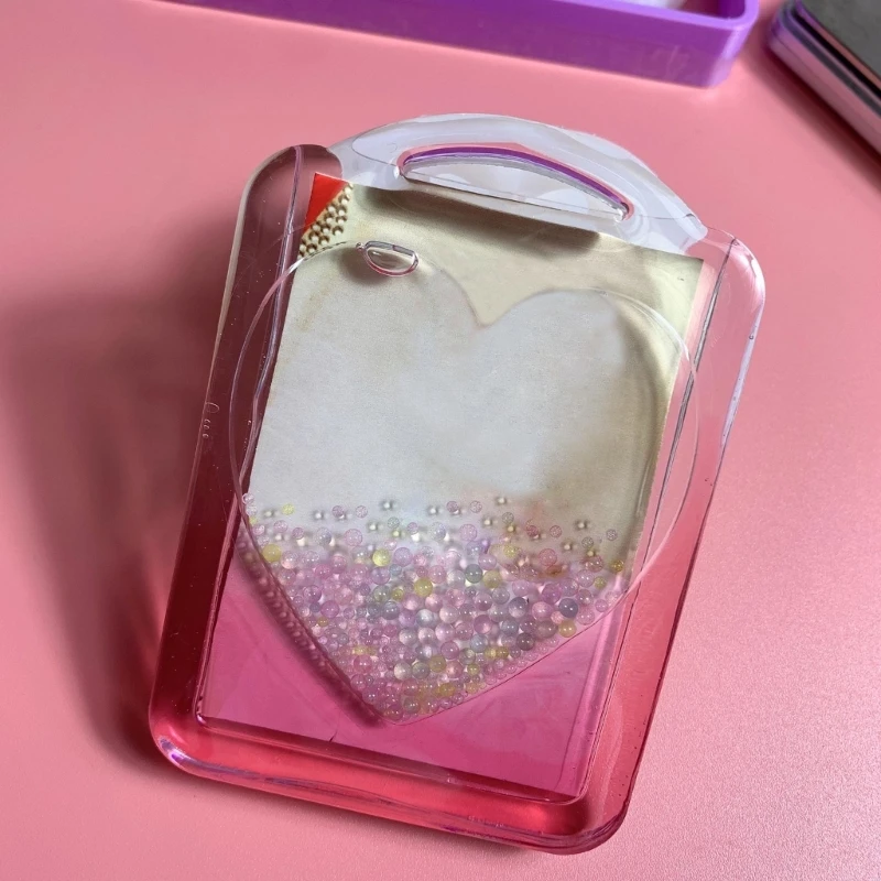 Shaker Crystal Epoxy Resin Mold DIY Hanging Pendant Silicone Mould