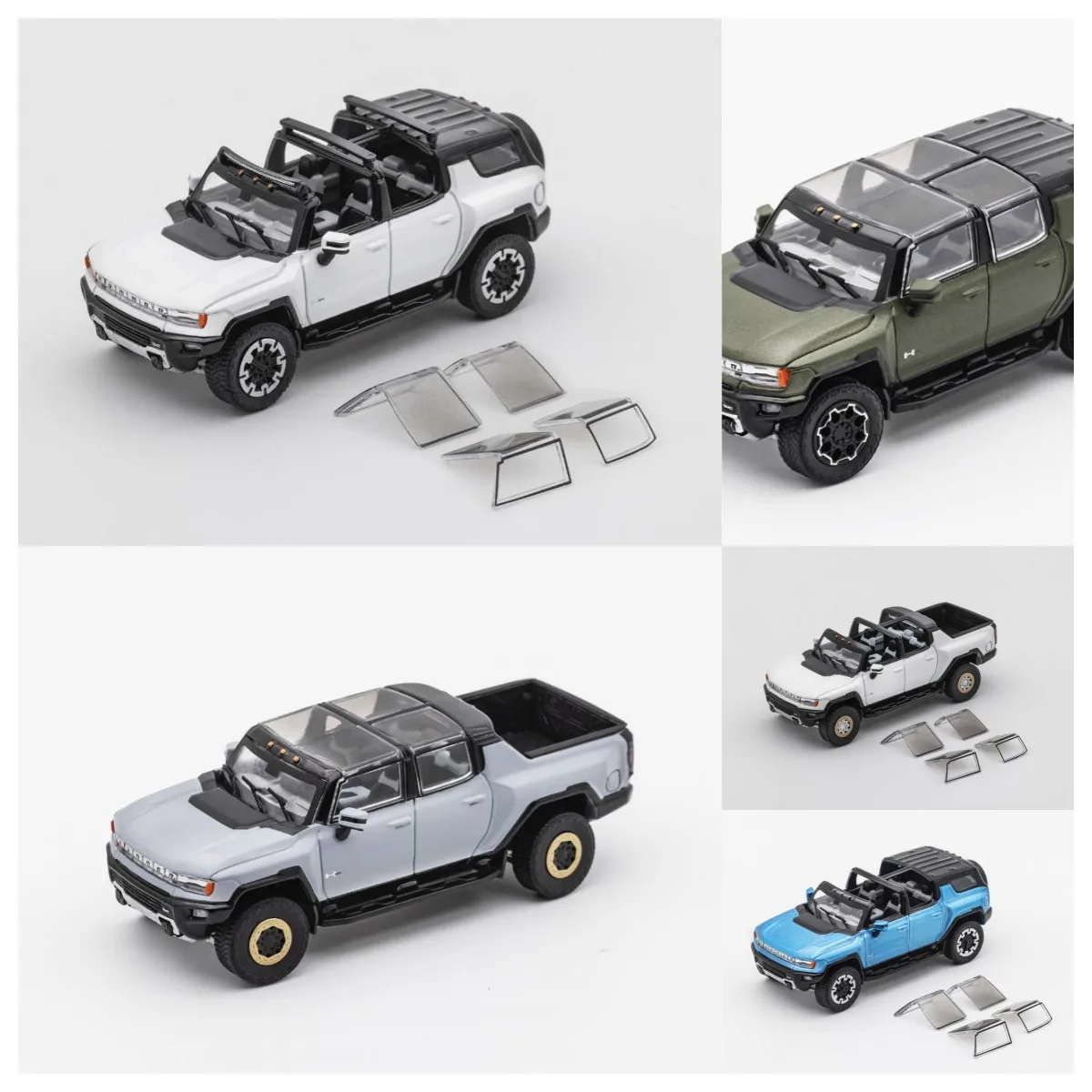 

GCD 1:64 Hum - mer EV SUV /Pickup Model Car