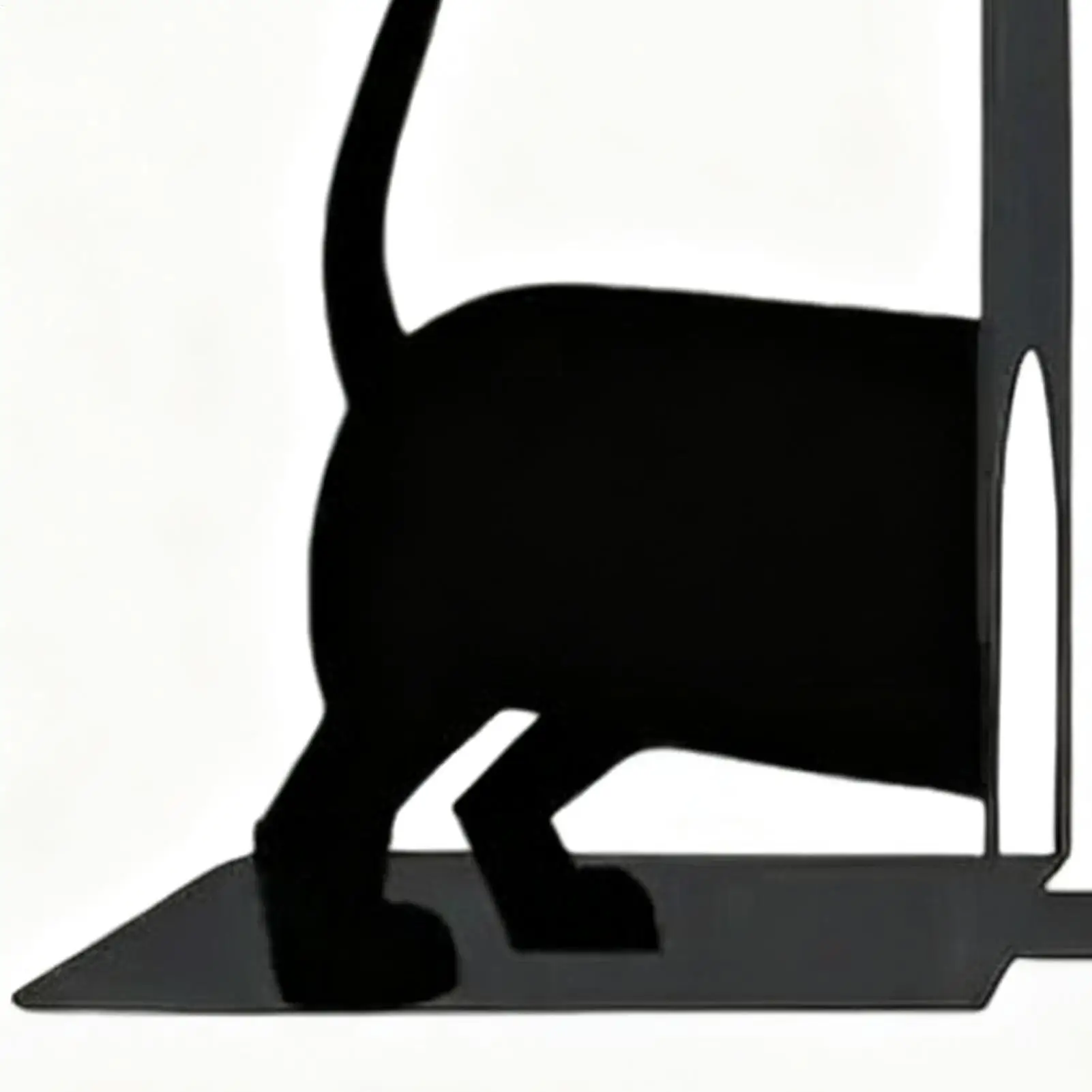 

Забавные подставки для книг, черная металлическая пробка в форме таксы, подставки для книг в форме таксы для домашнего офиса, стола, кухни, библиотеки, книжный шкаф, комната, фермерский дом