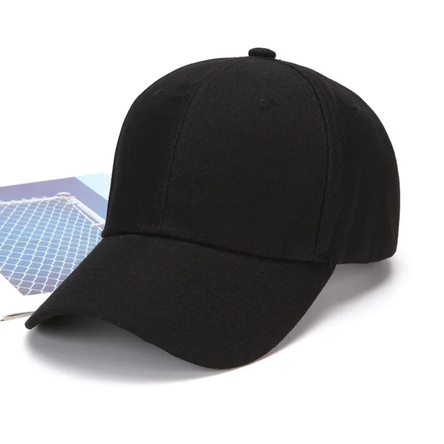 1pc Men's Solid Color Baseball Cap 3 Men's Solid Color Baseball Cap – Classic Curved-Brim Cap with Adjustable Button Closure – view 3