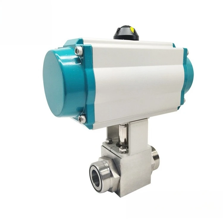Pneumatic wire port ball valve,
