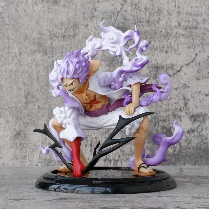 Figurine d'action en PVC de Luffy, dieu du soleil Nika Gear 5, de l'anime One Piece, modèle de collection, jouets pour enfants, cadeaux