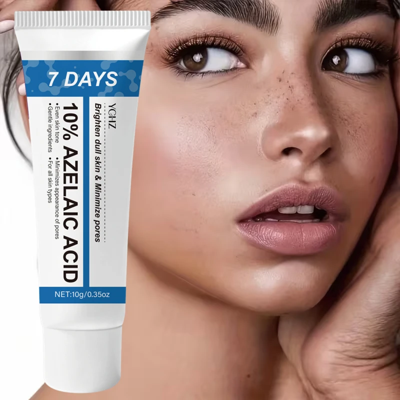 Crème lissante anti-taches à 10 % d'acide azélaïque 7Days, contenant de la niacinamide et de la vitamine C, atténue les taches, unifie le teint, couleur beige clair, illumine le teint – Hydrate et lisse la peau en prof