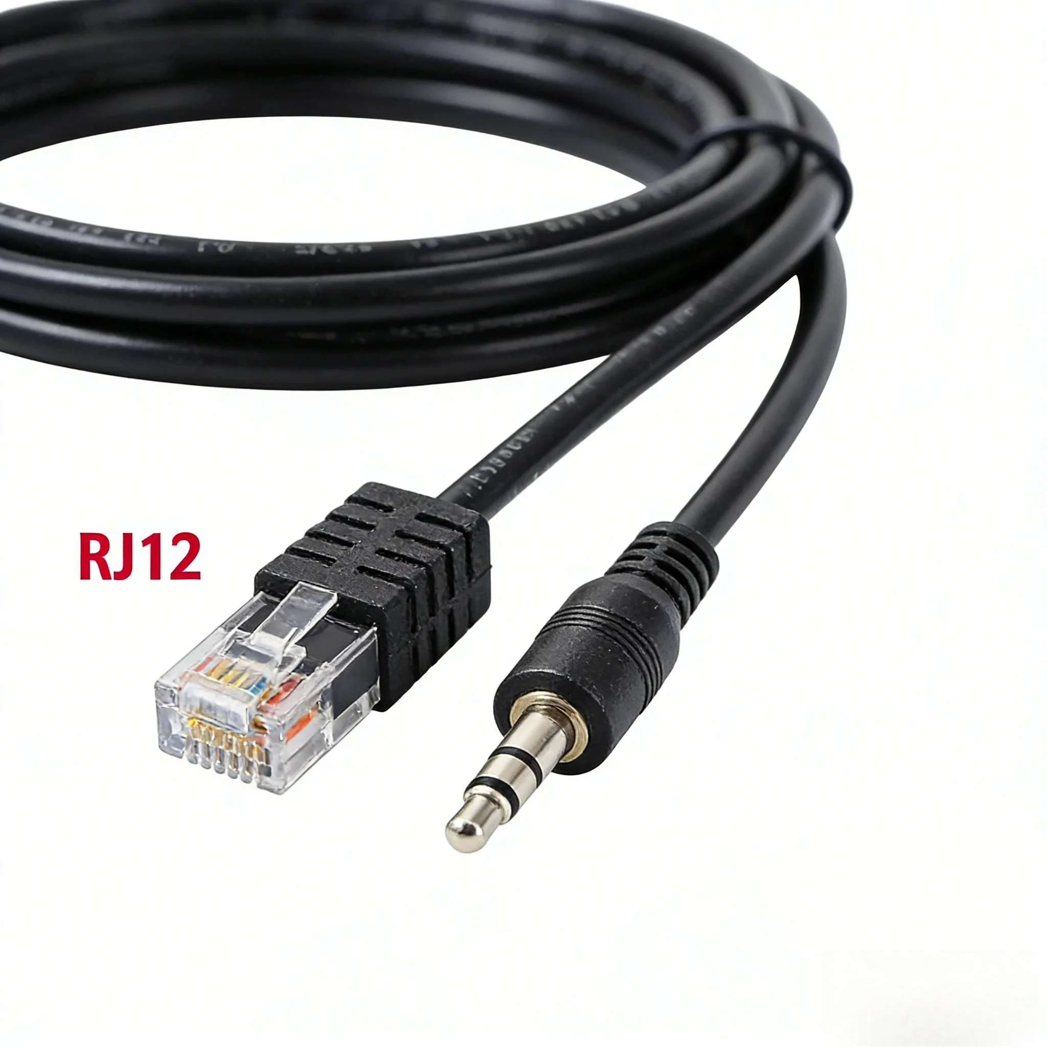 

3.5mm to RJ12 Stereo Cable Compatible with Fanatec Handbrake Clubsport Wheel Bases
