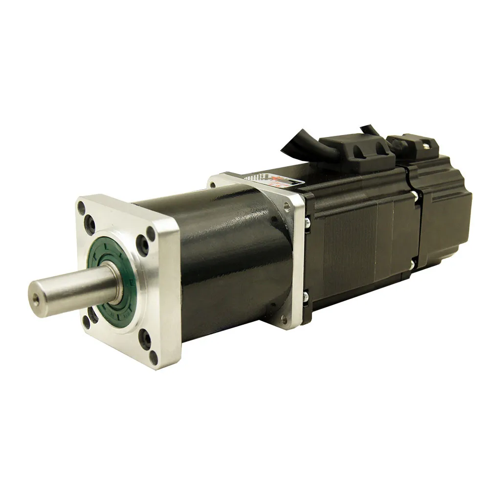 Nema23 Braked Planetary Geared 1.3N.m(186oz-in) Closed Loop Stepper Motor 4A and Driver HSE57 Step with Encoder Reducer