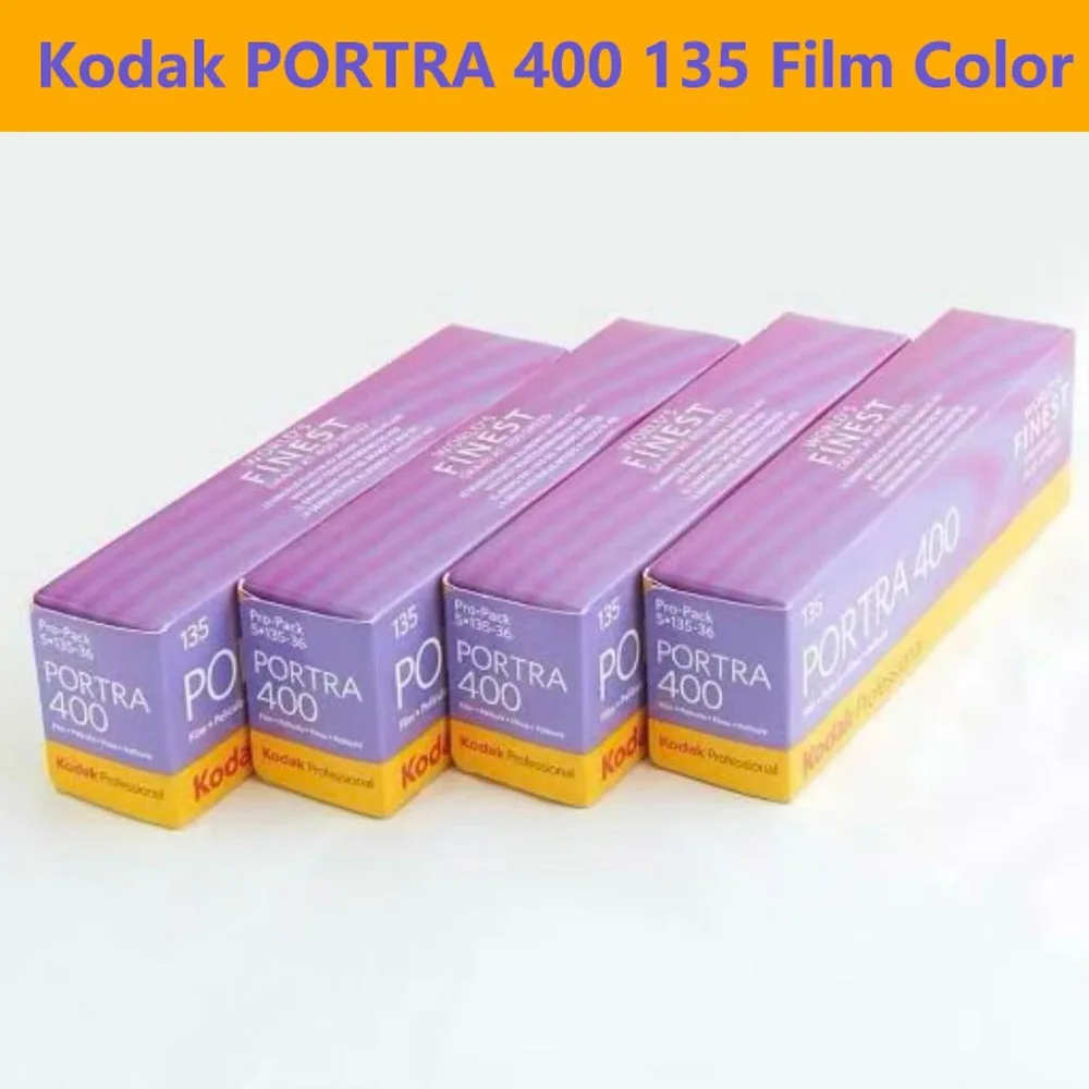 Película 135 Kodak Portra 400, rollo de película negativa de 35 mm, 1/2/3/5/10 rollos, ISO profesional 400, proceso c41, cámara Mvp (Fecha de caducidad: 2027)