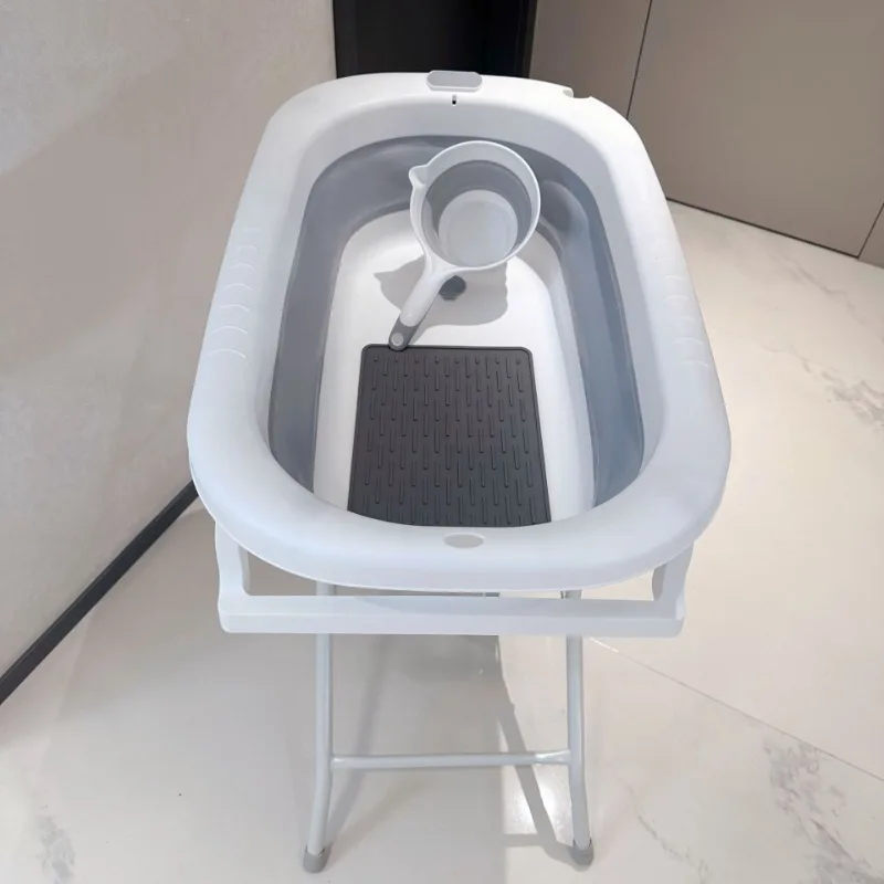 

Pet Bath Basin Foldable Bathtub Cat Dog Elevated Support Nursing Table Prevents Bending Over Pet Cleaning Products Accessories