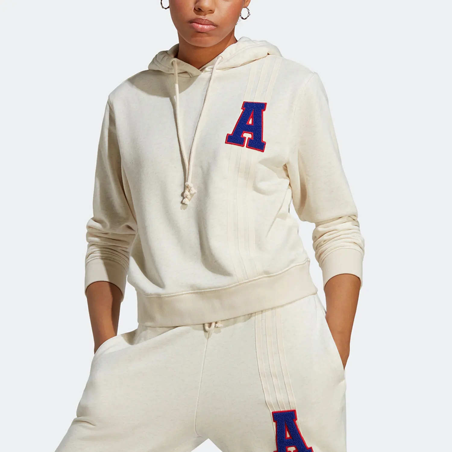 Adidas Originals Womens New Fashion Sports Long Sleeve Hooded Sweatshirt IC5229