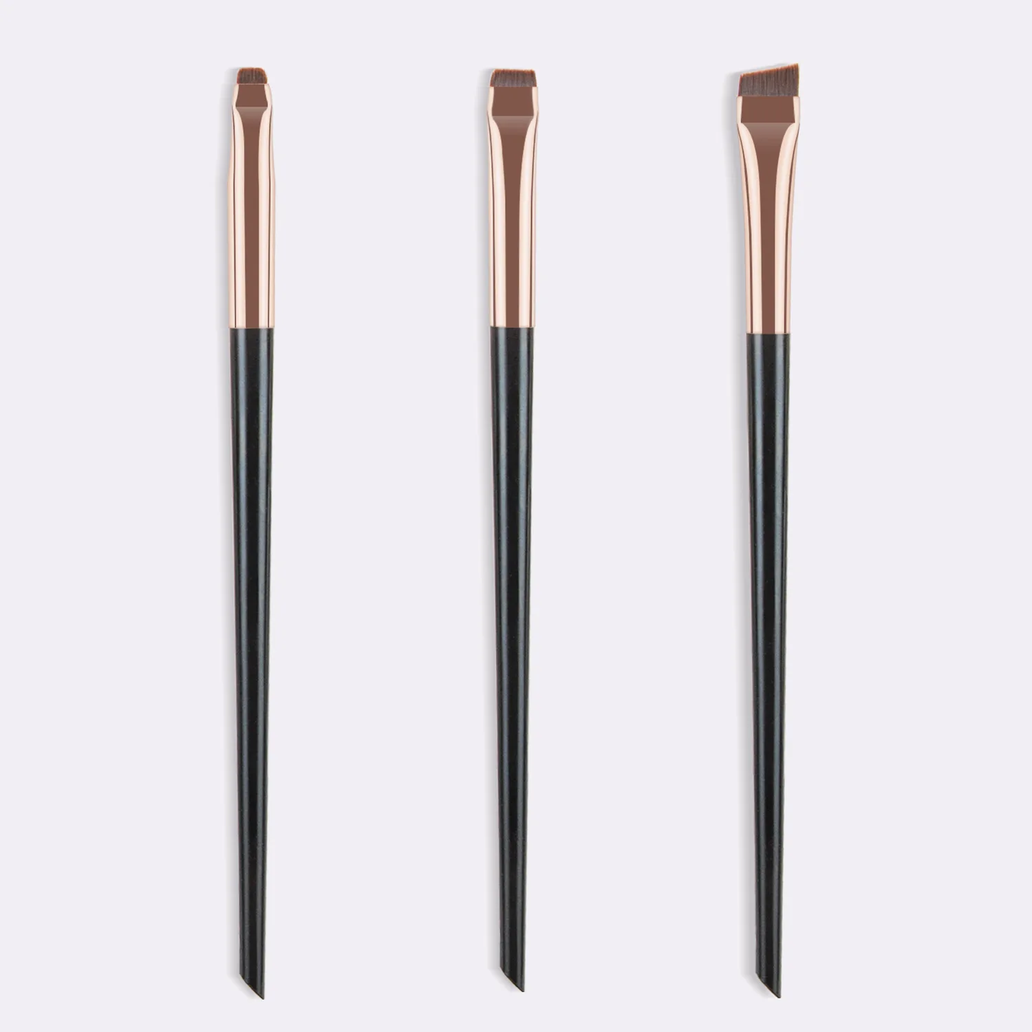 Eyeliner Brush Brow Tint Brushes Eyebrow Brushes Set Fine Angled Point Angled Slanted Tinting Ultra Thin Flat Makeup Premium Eye