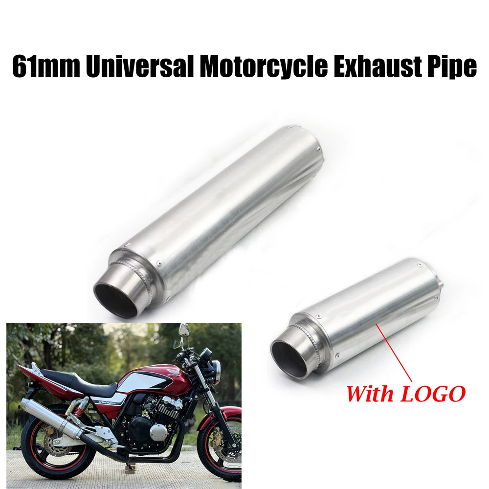 Wholesale Price Universal Motorcycle Exhaust Pipe Muffler Escape Moto For CB500X GSXR ZX6R ZX10R CB400 CB500F view 5