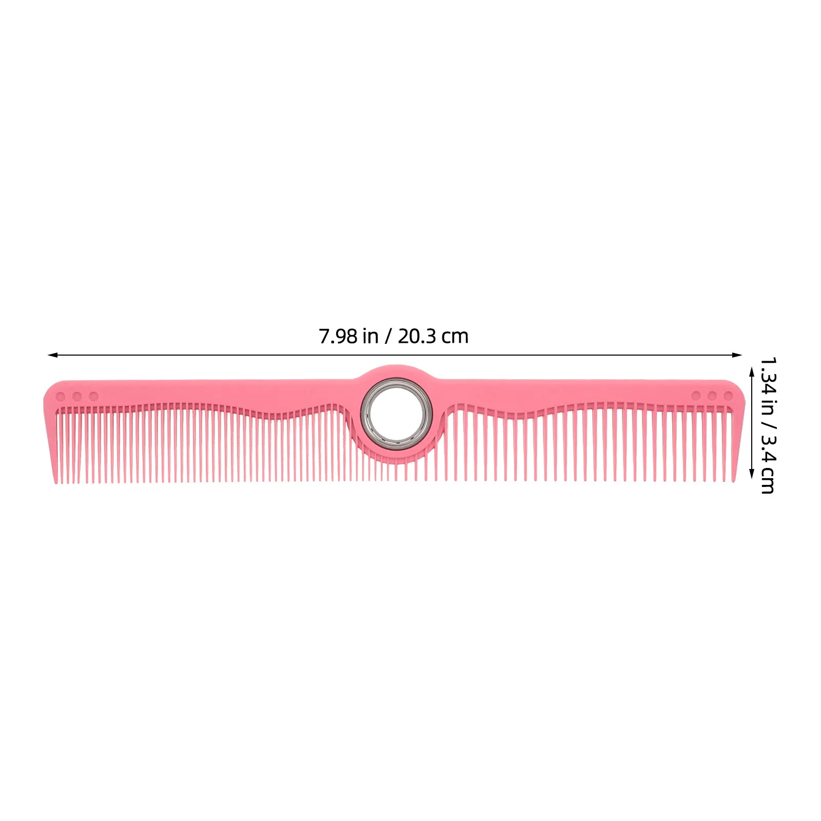 Professional Rotating Hair Comb with Smooth Spinner Anti-Static Barber Styling Comb for Salon Hairdressers All Hair Types Pink - view 5