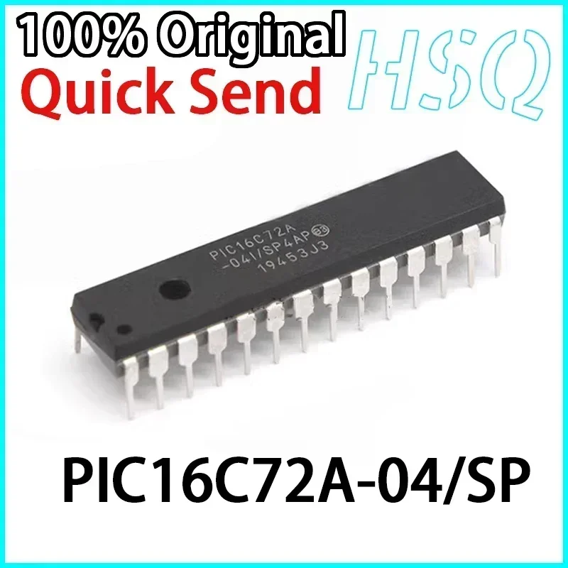 1PCS PIC16C72A-04/SP PIC16C72A-04I/SP Direct Insertion DIP28 Microcontroller Chip in Stock
