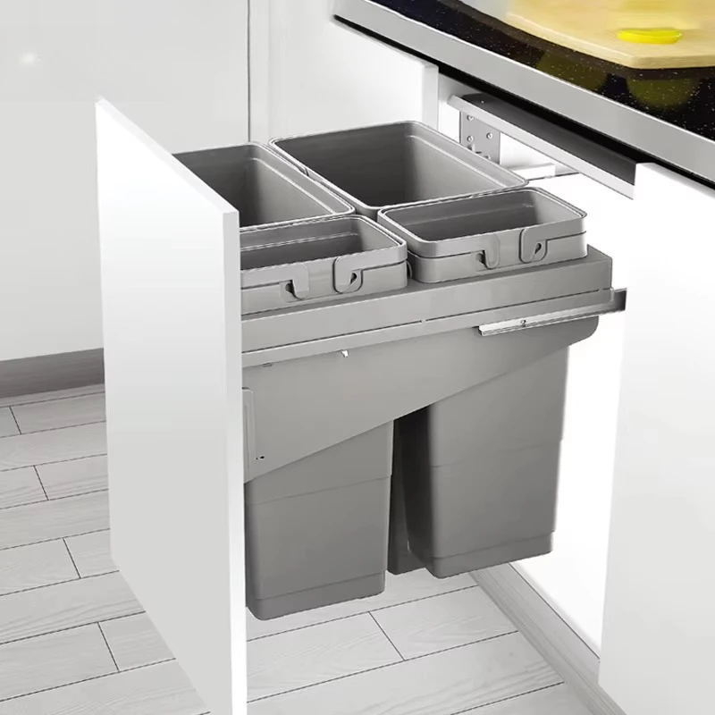 Garage Can Trash Bin Pull Out Waste Drawer: A Seamless Kitchen Upgrade thumbnail