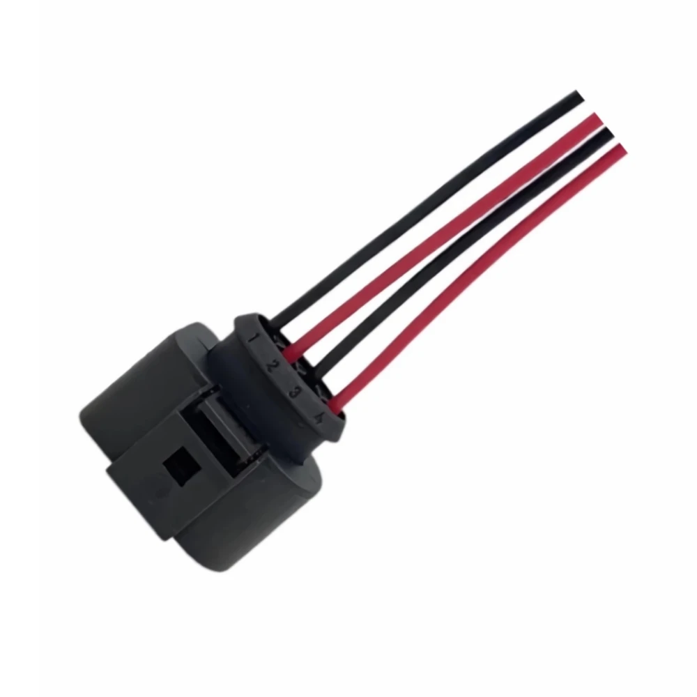 10Pcs 4Pin Ignition Coil Connector Plug Wire Harness For VW Jetta Golf Passat Tiguan CC Audi A3/4/5/6/7/8 TT Q3/5 R8 1J0973724 view 3