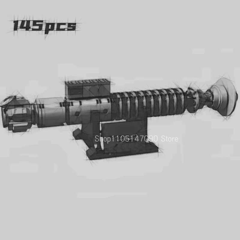 

New creative boy sword toy space war fighter brick model building block toy children christmas birthday holiday gift