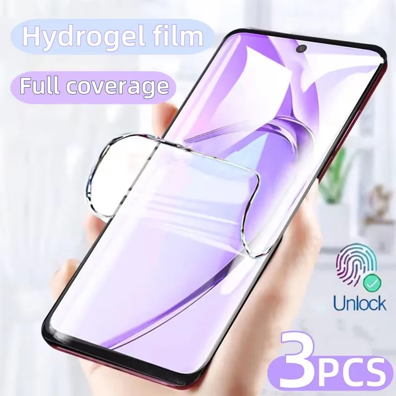 3 Stück Hydrogel-Folie für Oppo Reno 13 14 15 FS F 5G Displayschutz Reno15 Reno14 Reno13 Reno14FS Reno13FS Reno14F Reno13F