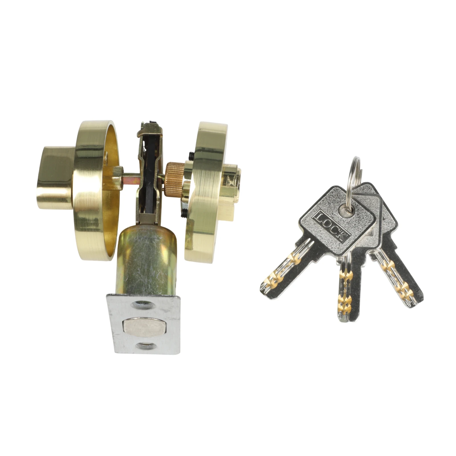 

Anti-theft Lock Bedroom Door Locks Home Security Hotel Door Lock Thickened Design Copper Material Office Use Simple Installation