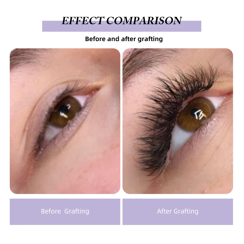 Yelix Double Tips 4D-W Eyelash Extensions 4D W Shape Premade Volume Fan Lashes Soft Lightweight Individual Faux Cils Makeup Tool