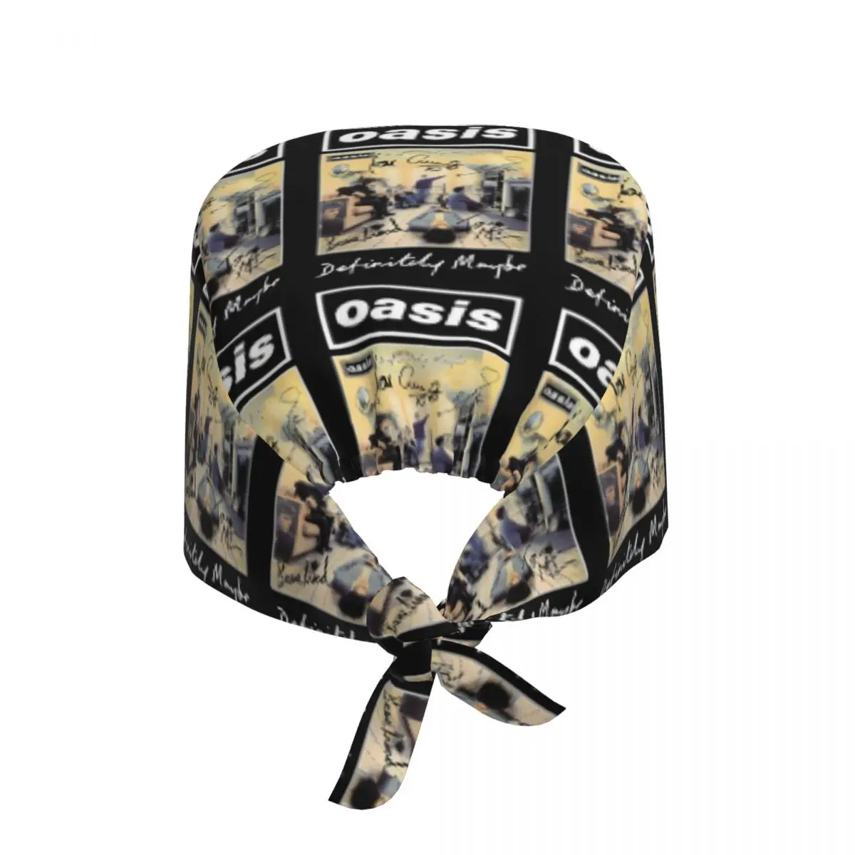 Adjustable British Music Definitely Maybe O-Oasis Working Hat Men Women Scrub Caps Scrub Nursing Doctor Surgeon Cap for Nurse