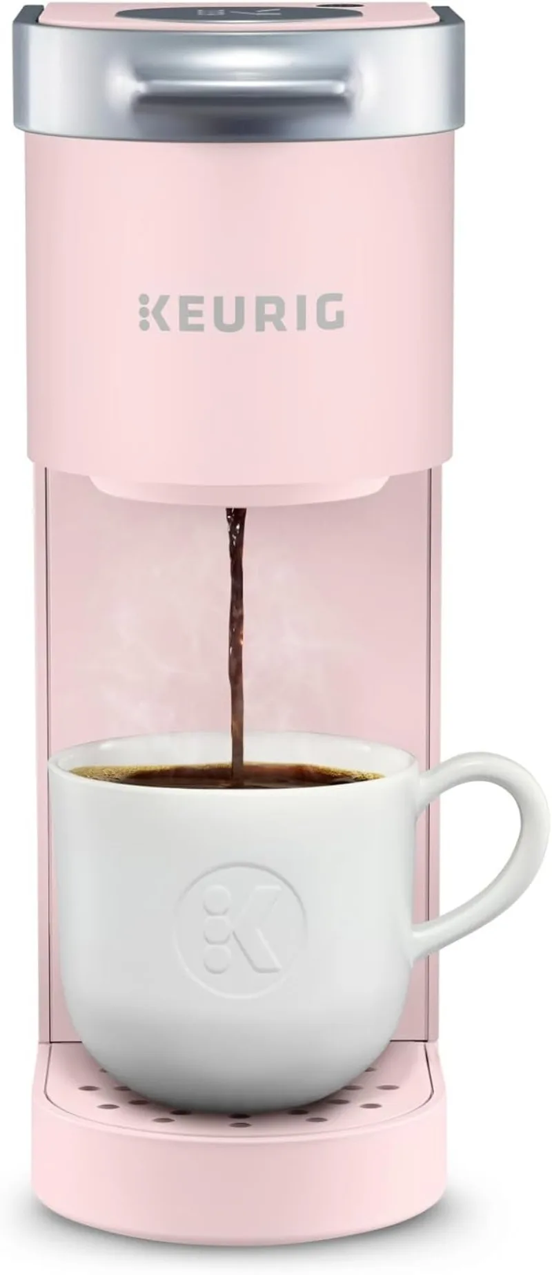 

Single Serve K-Cup Pod Coffee Maker, Dusty Rose, 6 to 12 oz. Brew Sizes