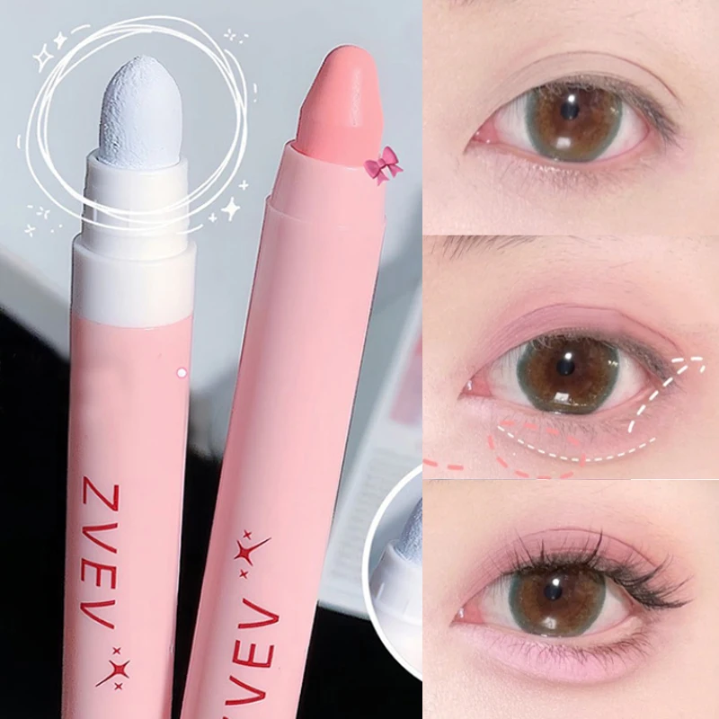 Waterproof Matte Pink Eyeshadow Pen Long Lasting Pearlescent Eyelids Lying Silkworm Stick Highlighter Pencil Eyes Makeup Tools