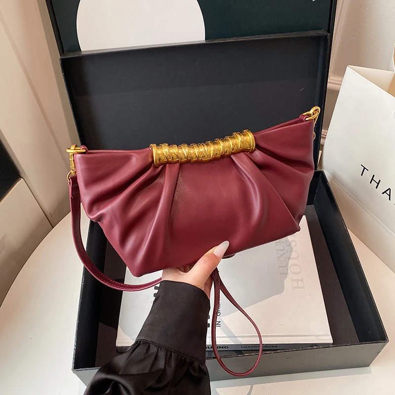 

2026 New Super Cool Solid PU Square Shoulder & Crossbody Bags Simple Stylish Design Versatile Popularity Handbags for Women