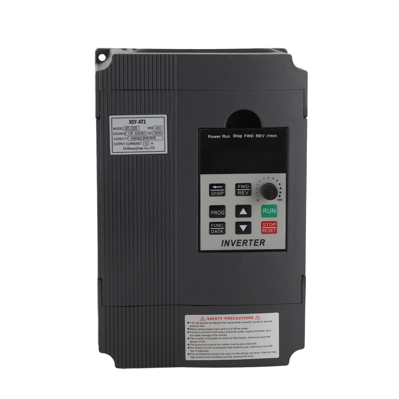 Variable Frequency Drive 2.2KW Single Phase Input 3 Phase Output VFD Inverter Frequency Converter