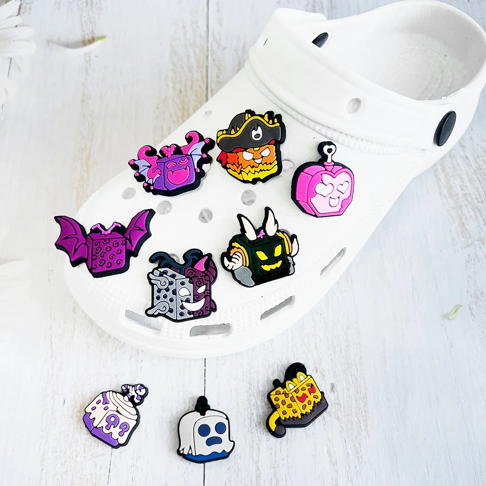 

1-9pcs MINISO Anime Shoe Charms Accessories for Classic Clog Sandal Backapck Phone Case Shoe Decoration Buckle Christmas Gift