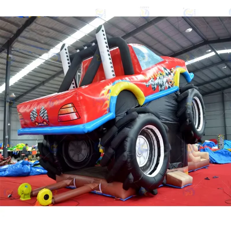 Monster Truck Jumping Castle Inflatable Bouncer Bounce House Water Slide Combo Commercial Bouncy Castle for Kids