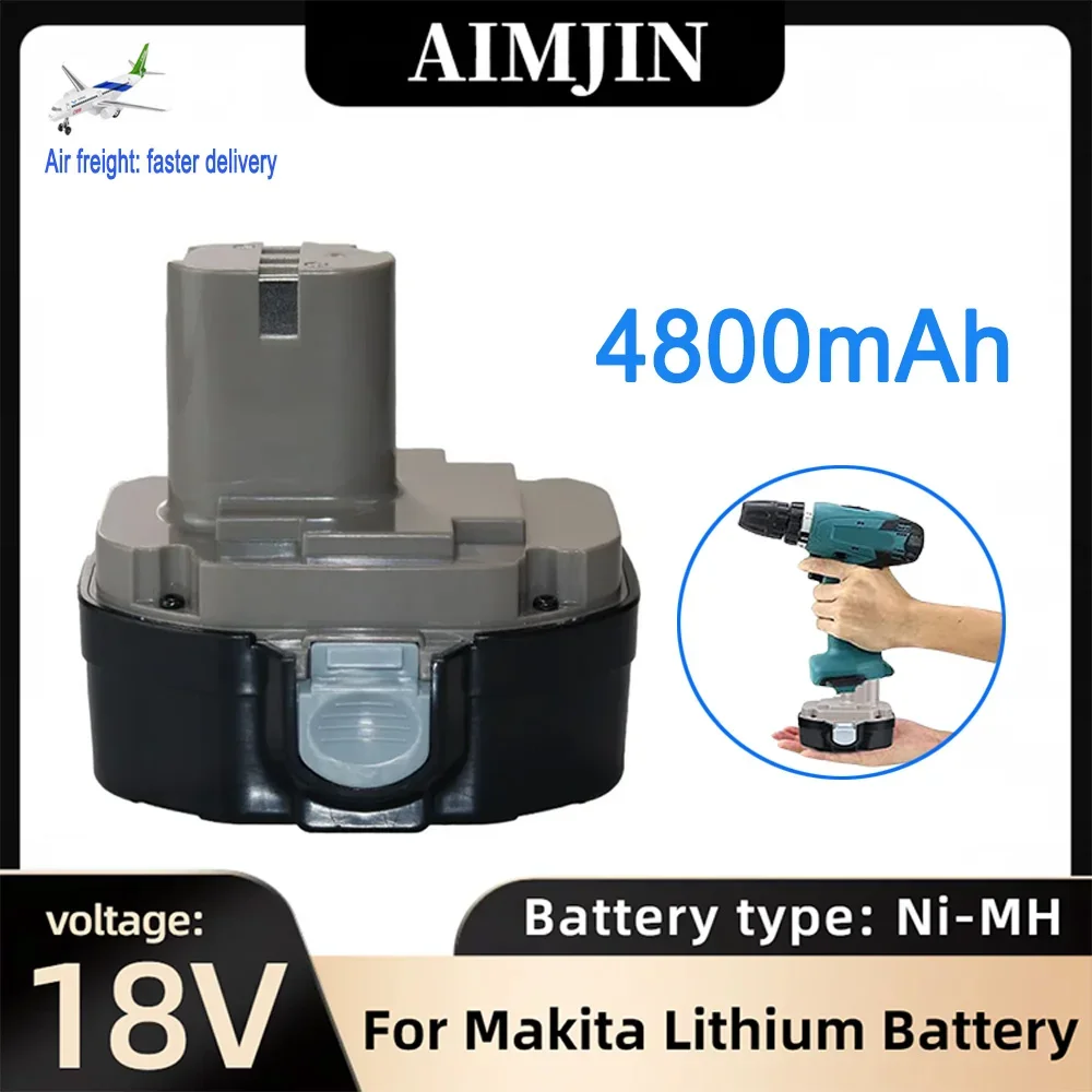 

18V 4800mAH Ni-MH Rechargeable Tools Battery for MAKITA 1822 192826-5 192827-3 PA18