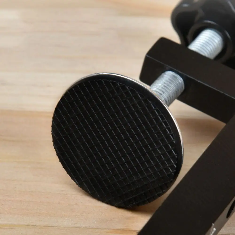 

1pc Adjustable Woodworking Clamp Steel Construction 143mm Size C-Clamp Thickening Widening Micro-Adjustment Handle F Bar Clamp