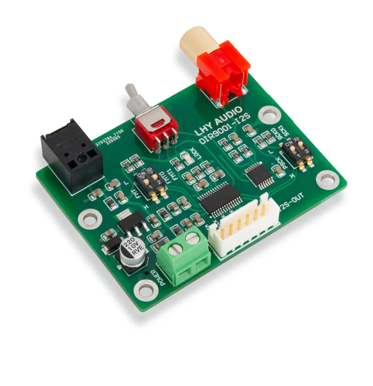 

latest upgrade DIR9001 module coaxial fiber receiving SPDIF to I2S output 24bit 96khz coaxial RCA