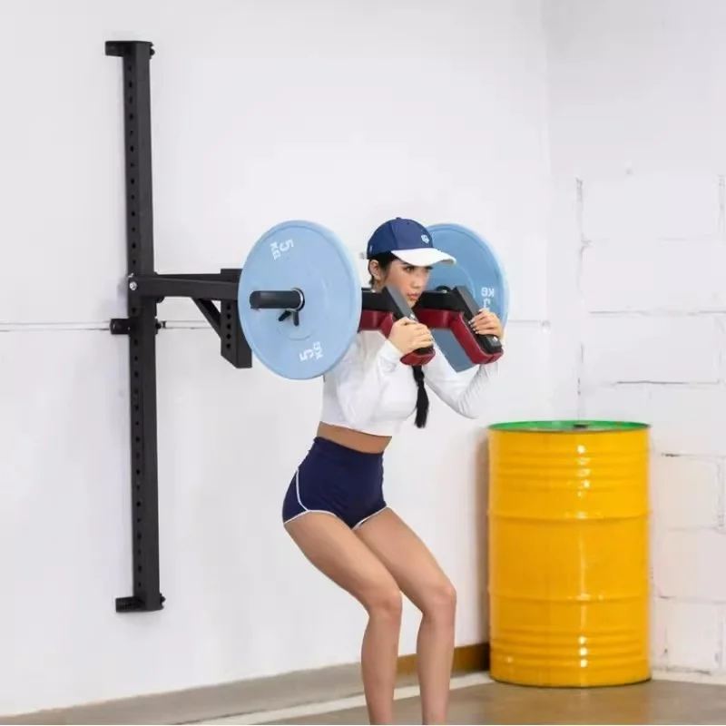 Simulador de equipo de Fitness grande, filas de sentadillas, flexiones, barras paralelas, sentadillas, prensa de hombros y barra, Fitness integrado