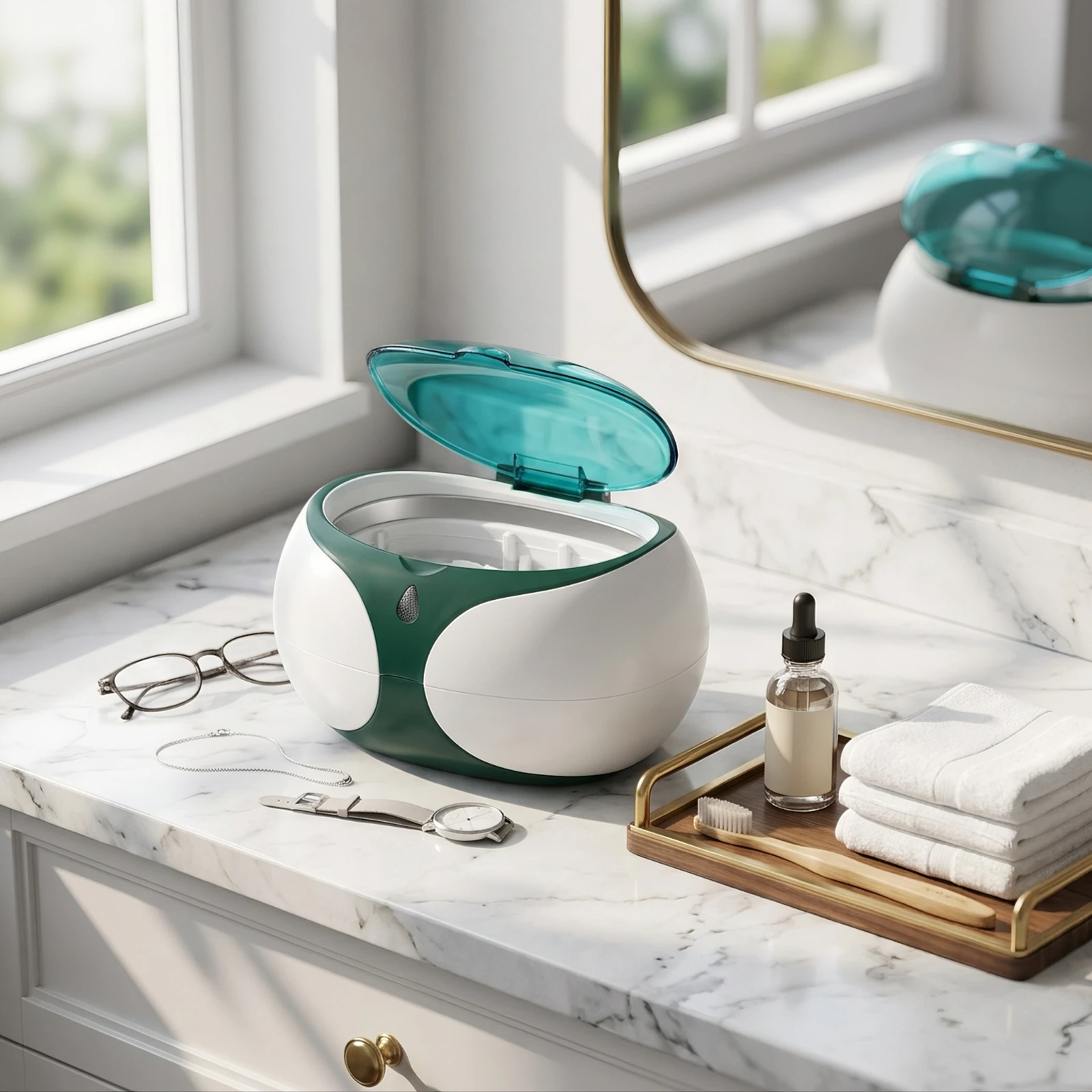 Sound Wave Sieradenreiniger Co - Home Bathroom Cleaning Machine recensie en prijs