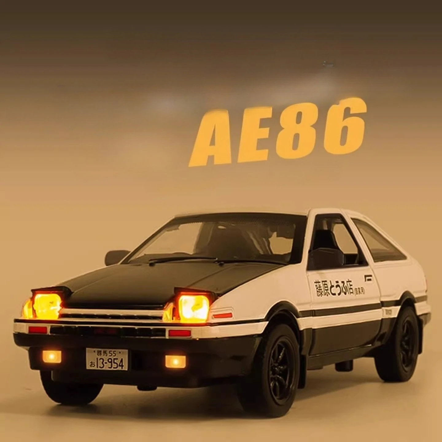 

1:24 AE86 Sports Car Alloy Model Toy Diecasts Metal Casting Sound and Light Vehicle Toys For Children Gift