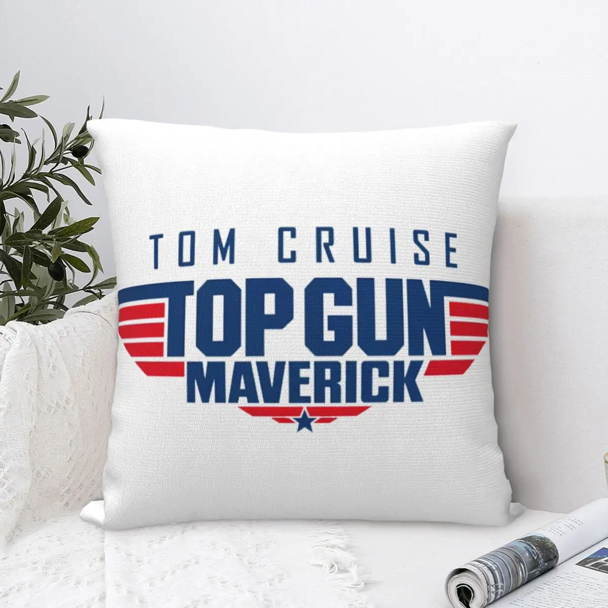 

Top Gun Maverick Square Pillow Case for Sofa Throw Pillow