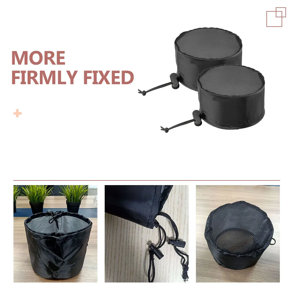 

2 Pcs Covers Planting Tent Ventilation Indoor Exhaust Fan Air Duct Filter Oxford Cloth Grow