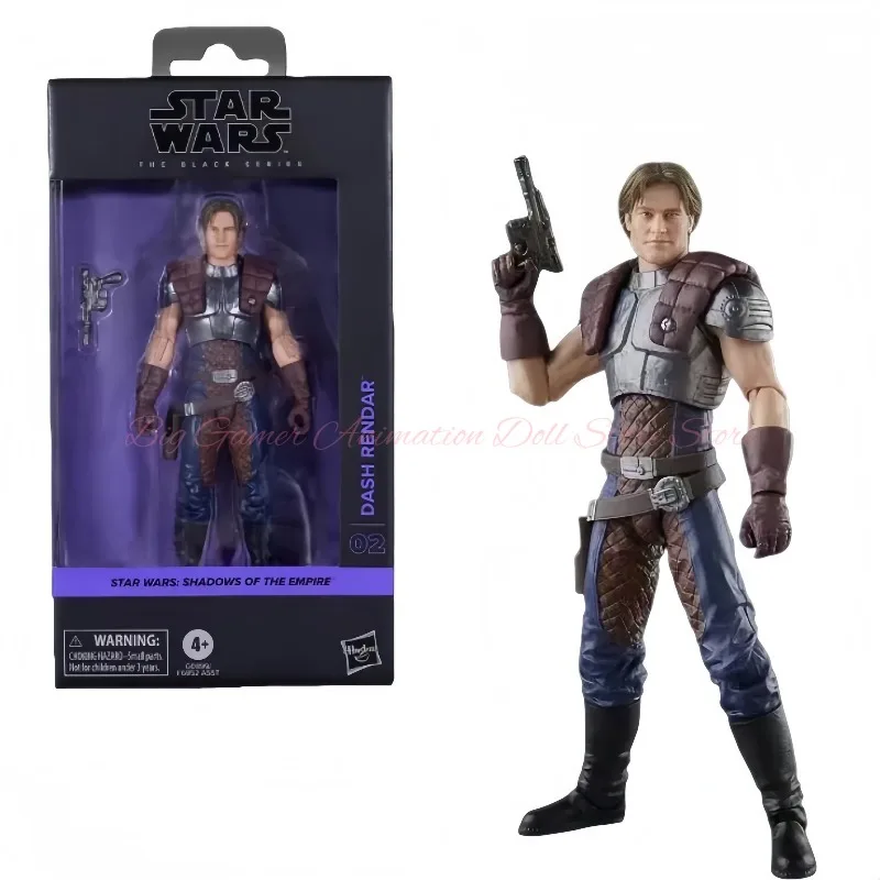 

【In-stock】Hasbro The Black Series Shadows of The Empire Dash Rendar Doll Anime Character Model Toy