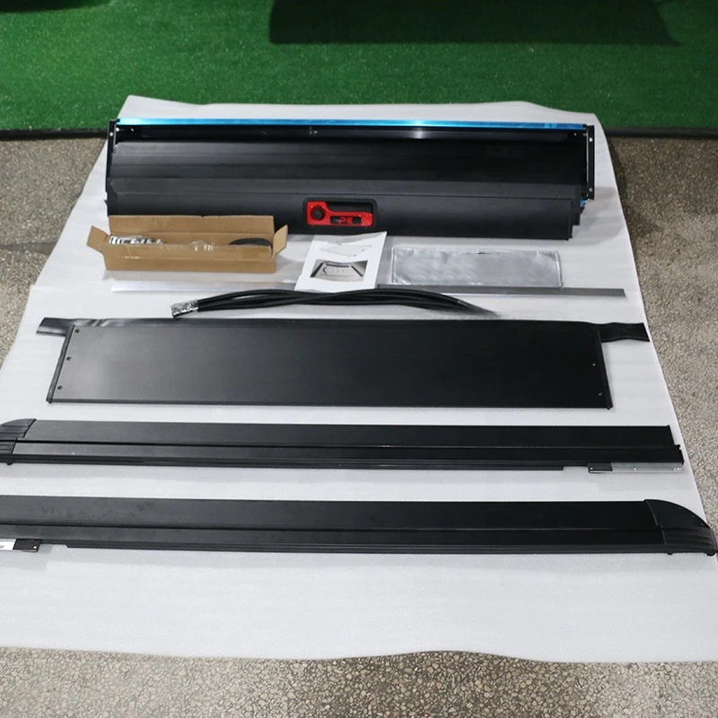 Practical Waterproof Aluminum Retractable Roller Shutter Tonneau Cover For 4x4 Pickup Truck Bed