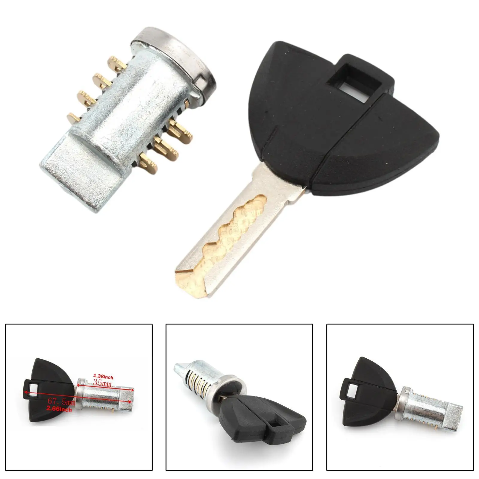

Motorcycle Tail Box Lock Cylinder Saddlebag Tool Widely Usage with Key Rear Lock Cylinder for R1250 GS/800GS