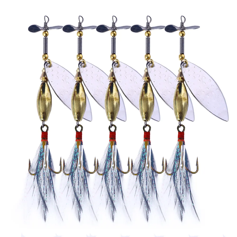 

HENGJIA 1PCS hard metal spoon Fishing Lures wobble 9.8CM 15G pike bass peche fishing baits pesca fishing tackles SP111
