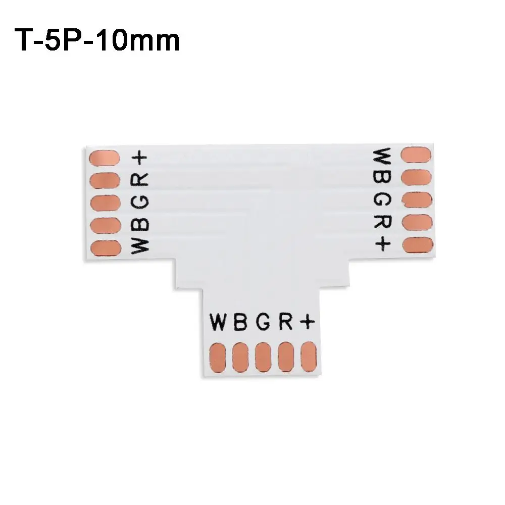 

5 шт. новый разветвитель RGB RGBWW L T X форма светодиодная лента угловой разъем печатная плата 2-контактный 3-контактный 4-контактный 5-контактный 6-контактный разъем