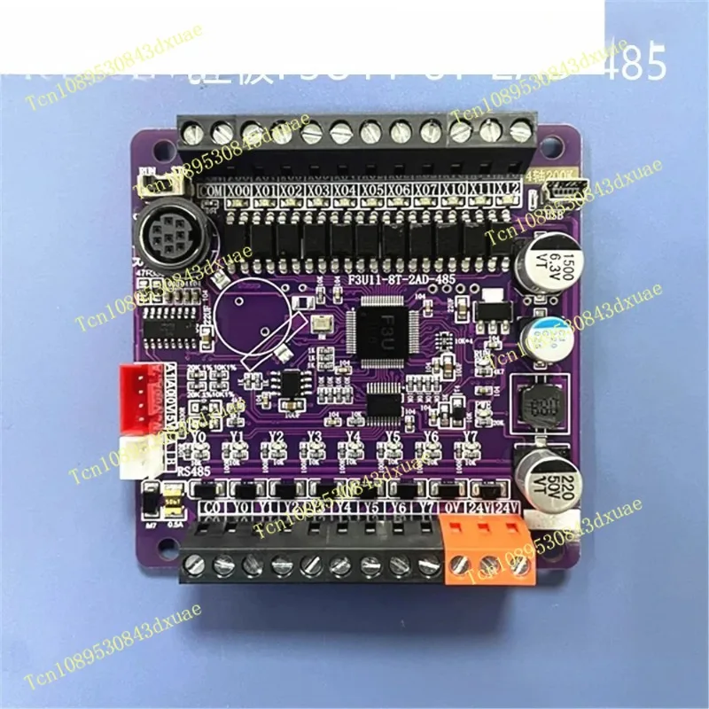 F3U11-8T-2H-2AD-485 Domestic PLC Programmable Controller Transistor 3U Double Pulse Industrial Control Board