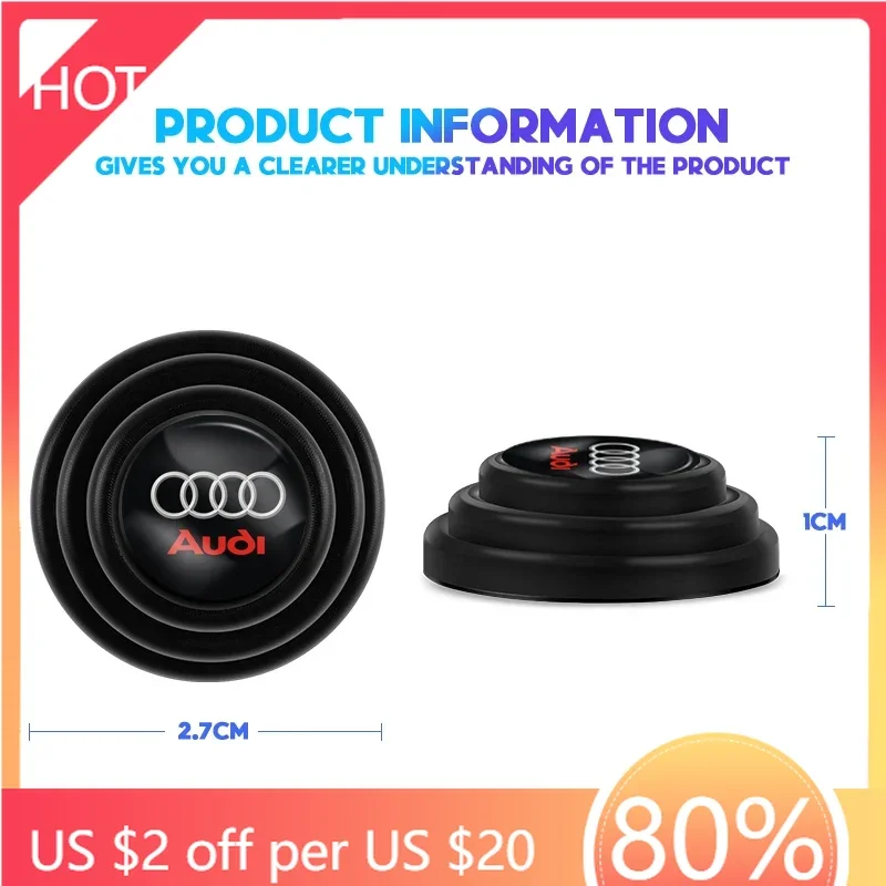 

2025 Hot New-style Car Door Anti - shock Pads and Anti - noise Buffer Gaskets, Auto Interior Accessories for Audi Models