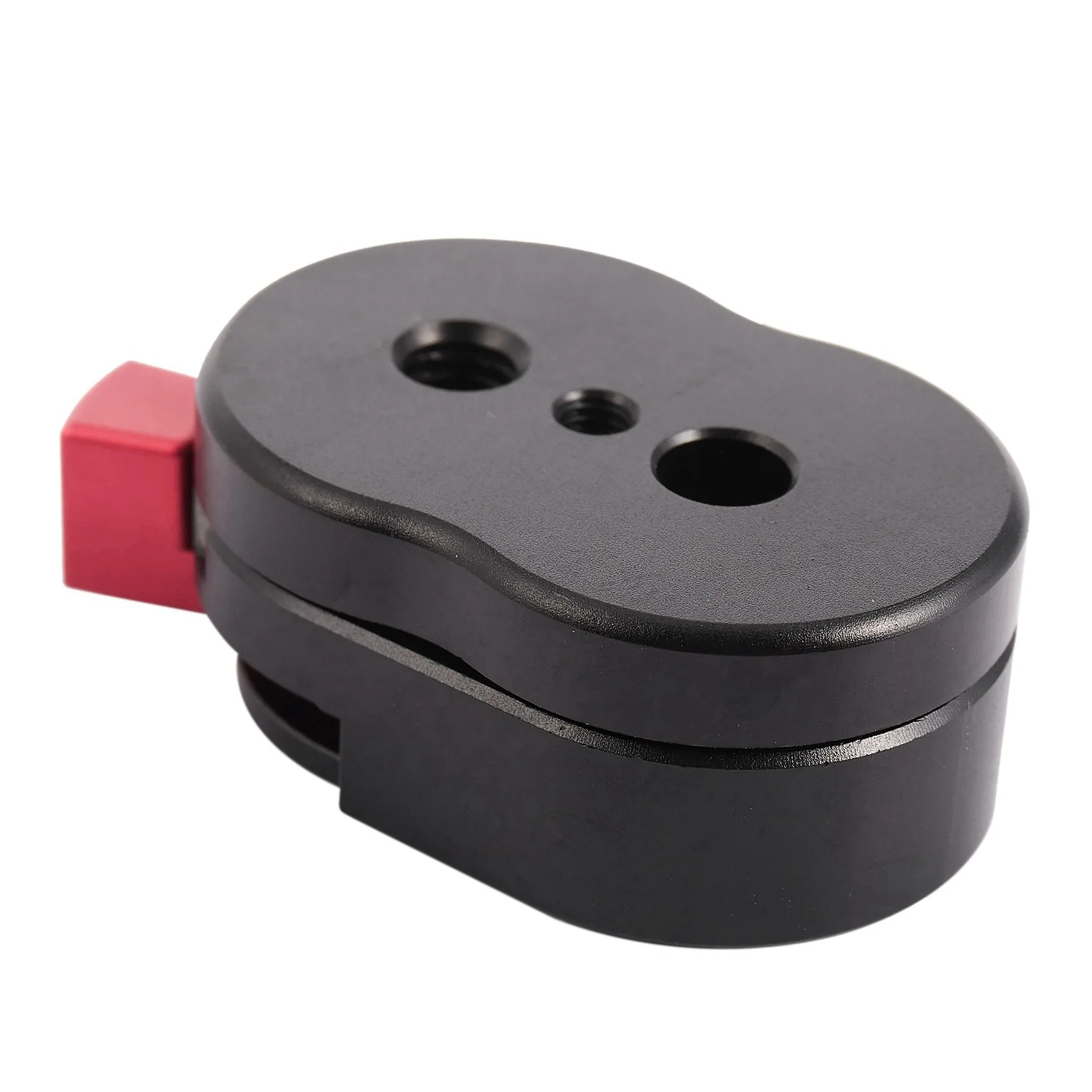 Placa de liberación rápida para Monitor de campo, 2X, para Monitor LCD, brazo mágico, luz LED, cámara, videocámara, aparejo con orificio para tornillo de 1/4 pulgadas