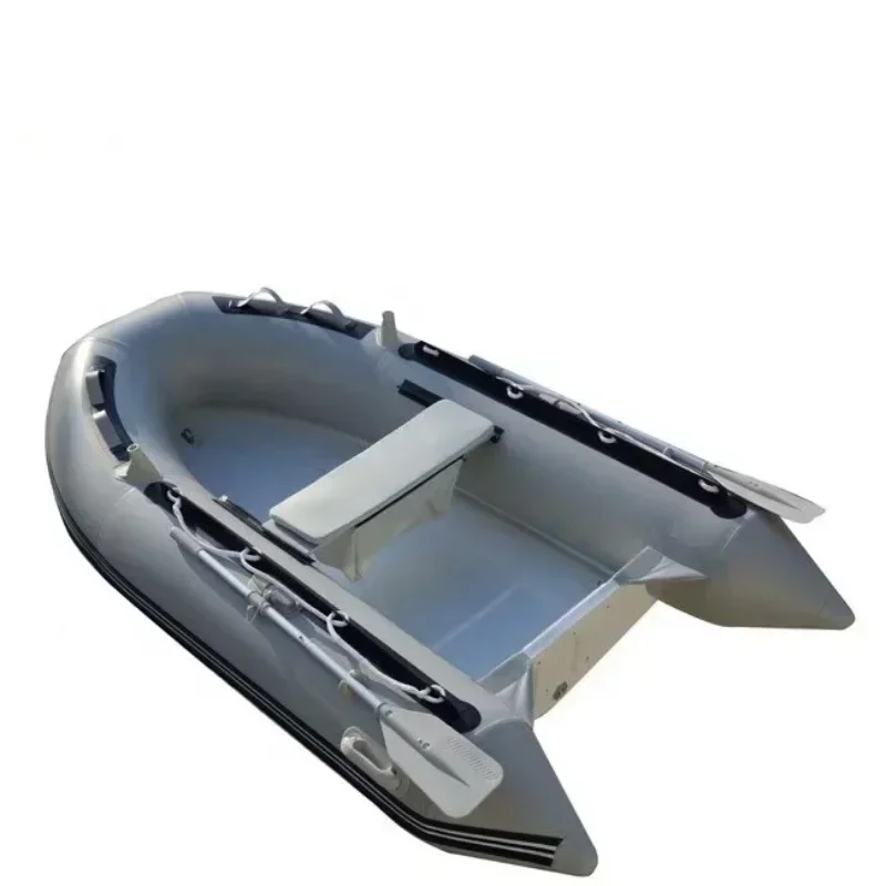 2.7m RIB waterproof thickened anti-collision FRP fishing inflatable boat, manufacturers direct Chinese manufacturing quality