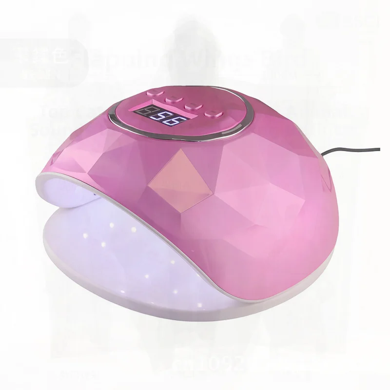 

86W High-Power Colorful Nail Lamp with Digital Display Phototherapy Machine Quick-Drying Wearable Nail Dryer for All Users