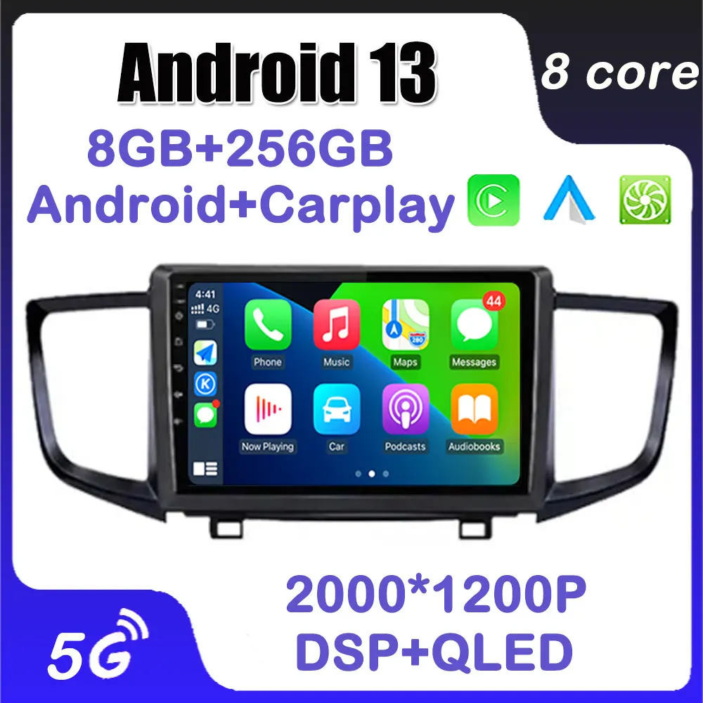 

Android 14 Car Radio Multimedia Video Player for Honda Pilot 2016 - 2019 GPS Navigation 10.1''Touch Screen Auto Wireless Carplay