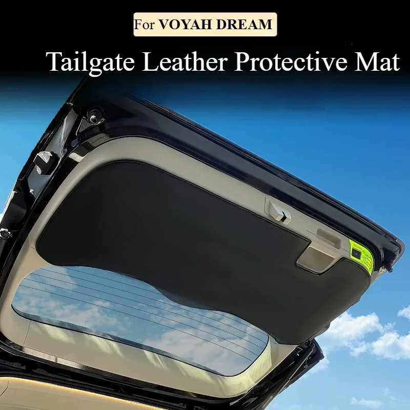 Anti-Scratch Boot Guard Interior Mod Parts For VOYAH DREAM 2025-2027 Trunk Anti-Kick Panel Tailgate Thick Leather Protective Pad